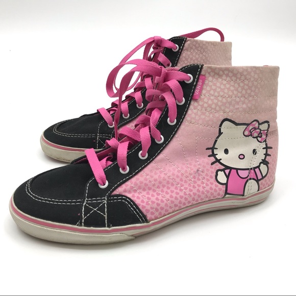 vans high top hello kitty